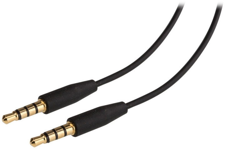 Goobay TRRS 4-pins 3,5 mm male naar 3,5 mm male hoofdtelefoonkabel, 1,5 m in de groep HOME ELECTRONICS / Kabels & Adapters / Audio Analoog / 3.5 mm bij TP E-commerce Nordic AB (C75118)