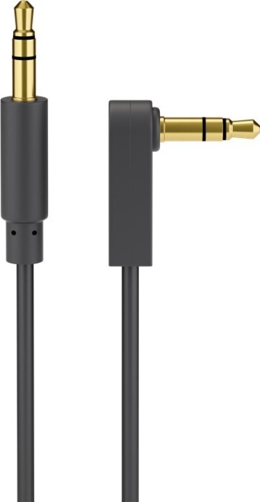 Goobay 3,5 mm male - 90° 3,5 mm male audiokabel, 50 cm in de groep HOME ELECTRONICS / Kabels & Adapters / Audio Analoog / 3.5 mm bij TP E-commerce Nordic AB (C75121)