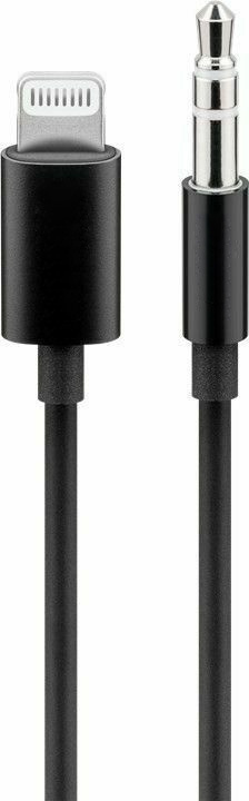 Goobay AUX Lightning - 3,5 mm audiokabel, 1m in de groep SMARTPHONE & TABLETS / Opladers & Kabels / Kabels / Kabels Lightning bij TP E-commerce Nordic AB (C75134)