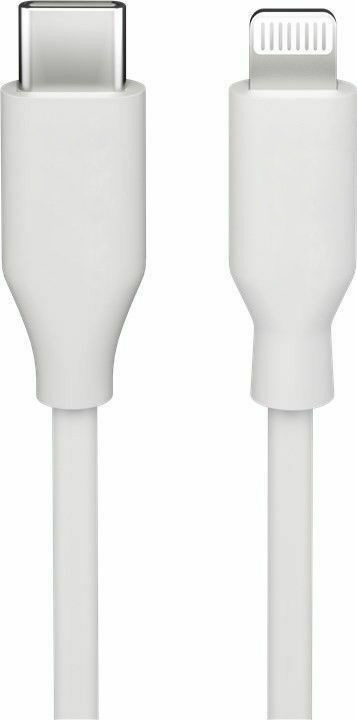 Goobay Lightning-naar-USB-C-kabel, 1 m, wit in de groep SMARTPHONE & TABLETS / Opladers & Kabels / Kabels / Kabels Lightning bij TP E-commerce Nordic AB (C75139)