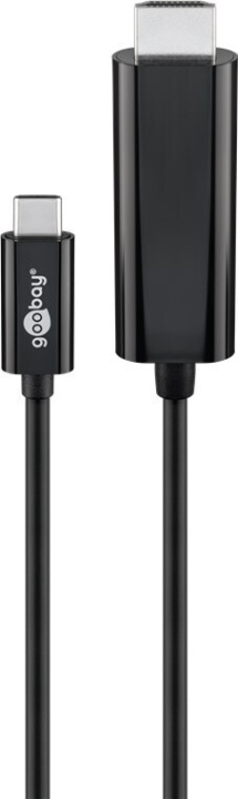 Goobay USB-C naar HDMI-kabel, 1,8 m in de groep COMPUTERS & RANDAPPARATUUR / Computerkabels / USB / USB-C bij TP E-commerce Nordic AB (C75150)