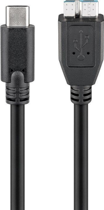 Goobay USB-C naar micro-B kabel, 1 m in de groep COMPUTERS & RANDAPPARATUUR / Computerkabels / USB / USB-C bij TP E-commerce Nordic AB (C75171)