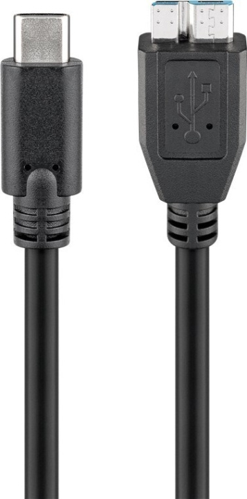 Goobay USB-C naar micro-B kabel, 0,6 m in de groep COMPUTERS & RANDAPPARATUUR / Computerkabels / USB / USB-C bij TP E-commerce Nordic AB (C75182)