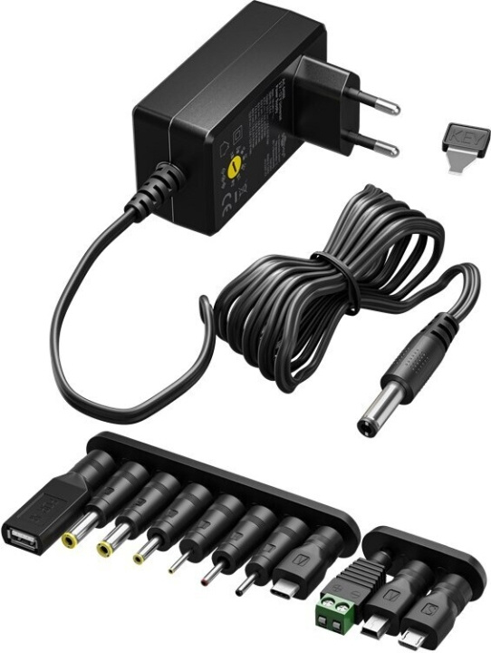 Goobay universele voeding, 3-12 V DC, 1000 mA in de groep HUISHOUDEN & TUIN / Elektriciteit & Verlichting / Stroomadapters bij TP E-commerce Nordic AB (C75197)