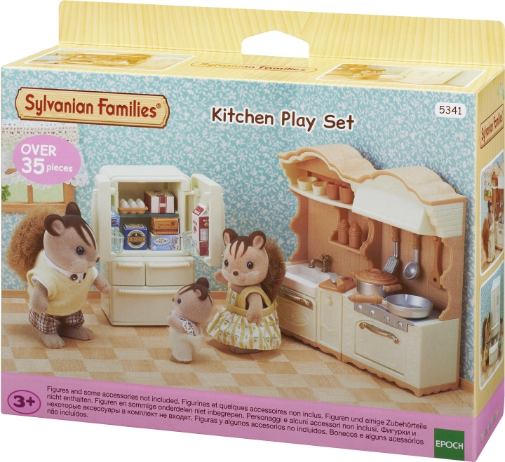 Sylvanian Families Boerderijkeuken met koelkast in de groep SPEELGOED, KINDER- & BABYPRODUCTEN / Speelgoed / Docks & Accessoires bij TP E-commerce Nordic AB (C75217)