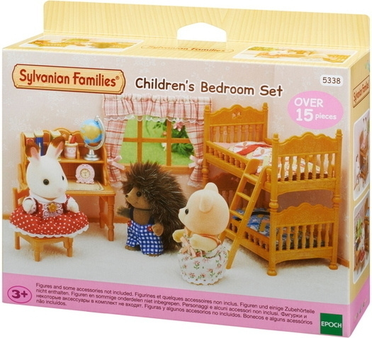 Sylvanian Families Boerderij kinderkamer met stapelbed in de groep SPEELGOED, KINDER- & BABYPRODUCTEN / Speelgoed / Docks & Accessoires bij TP E-commerce Nordic AB (C75224)