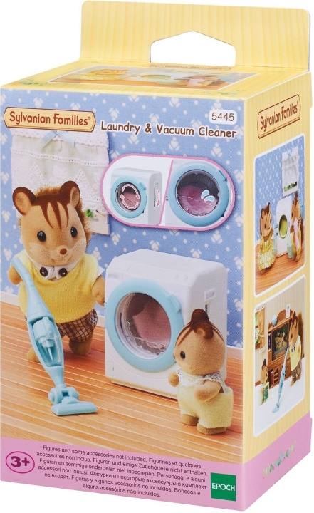 Sylvanian Families Wasmachine en stofzuiger in de groep SPEELGOED, KINDER- & BABYPRODUCTEN / Speelgoed / Docks & Accessoires bij TP E-commerce Nordic AB (C75227)