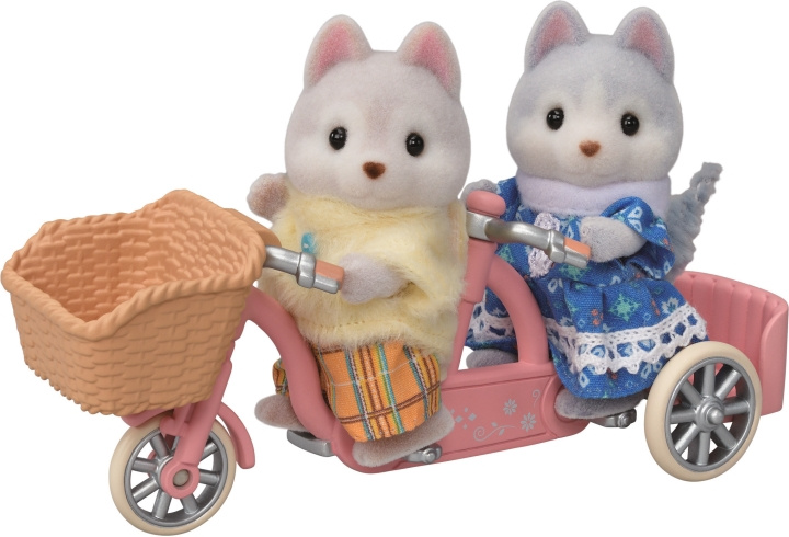 Sylvanian Families Tandem fietsspeelset in de groep SPEELGOED, KINDER- & BABYPRODUCTEN / Speelgoed / Docks & Accessoires bij TP E-commerce Nordic AB (C75251)