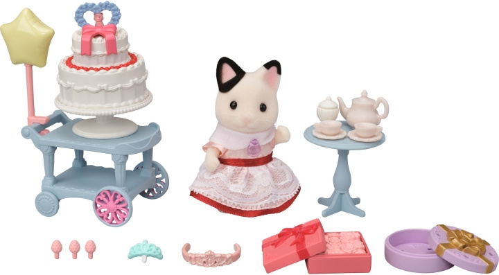 Sylvanian Families Taartfeest speelset in de groep SPEELGOED, KINDER- & BABYPRODUCTEN / Speelgoed / Docks & Accessoires bij TP E-commerce Nordic AB (C75255)