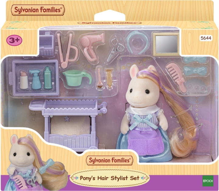 Sylvanian Families Pony\'s Kapper Speelset in de groep SPEELGOED, KINDER- & BABYPRODUCTEN / Speelgoed / Docks & Accessoires bij TP E-commerce Nordic AB (C75257)