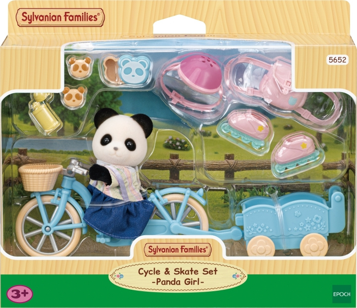 Sylvanian Families Fiets en schaatsen speelset in de groep SPEELGOED, KINDER- & BABYPRODUCTEN / Speelgoed / Docks & Accessoires bij TP E-commerce Nordic AB (C75260)