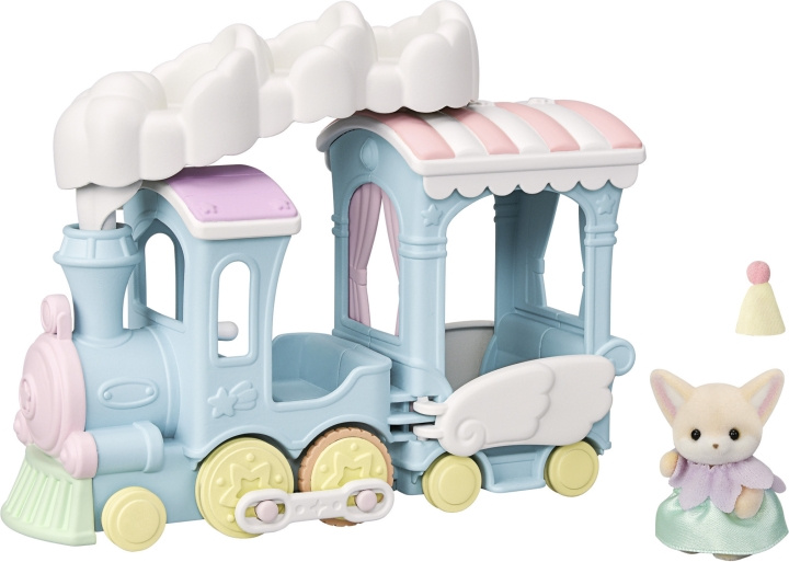 Sylvanian Families De swingende regenboogtrein in de groep SPEELGOED, KINDER- & BABYPRODUCTEN / Speelgoed / Docks & Accessoires bij TP E-commerce Nordic AB (C75284)