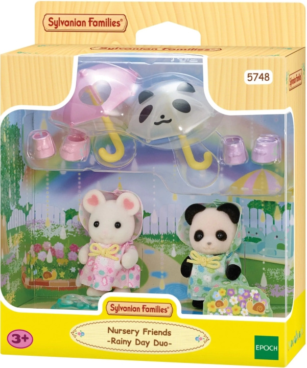 Sylvanian Families Maatjes in de regen in de groep SPEELGOED, KINDER- & BABYPRODUCTEN / Speelgoed / Docks & Accessoires bij TP E-commerce Nordic AB (C75306)