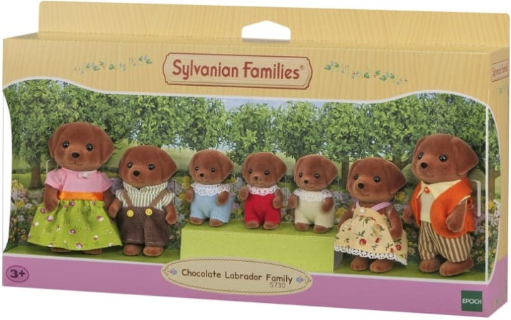 Sylvanian Families Chocolade Familie Abrador in de groep SPEELGOED, KINDER- & BABYPRODUCTEN / Speelgoed / Docks & Accessoires bij TP E-commerce Nordic AB (C75314)