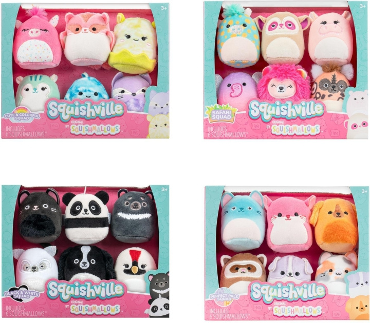 Squishmallows Squishville S7 figuurpakket, 6 stuks in de groep SPEELGOED, KINDER- & BABYPRODUCTEN / Babyspeelgoed / Knuffels bij TP E-commerce Nordic AB (C75319)