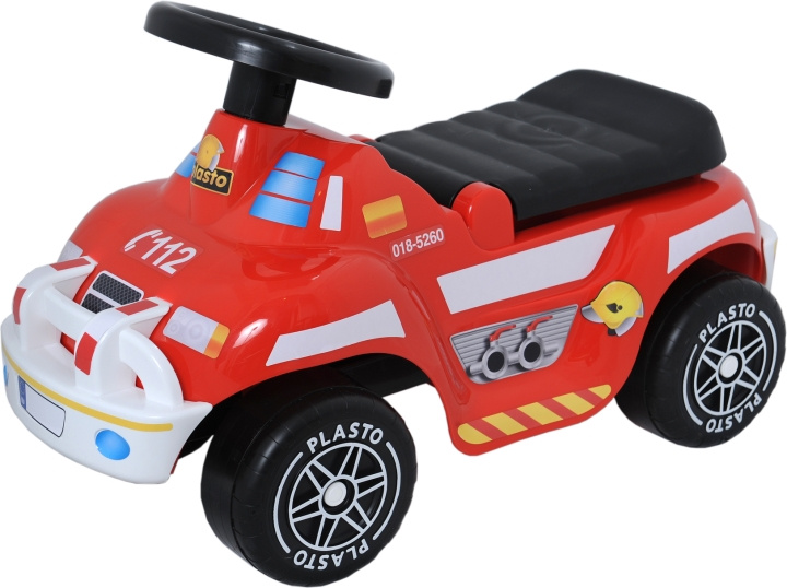 Plasto Off-Road brandweerauto, brandweerwagen in de groep SPEELGOED, KINDER- & BABYPRODUCTEN / Speelgoed / Speelgoed bij TP E-commerce Nordic AB (C75350)