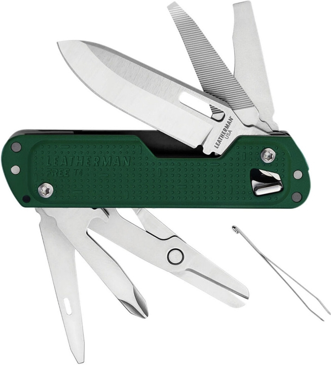 Leatherman Free T4 multitool, Evergreen in de groep SPORT, VRIJE TIJD & HOBBY / Buitenrecreatie / Multitools bij TP E-commerce Nordic AB (C75365)