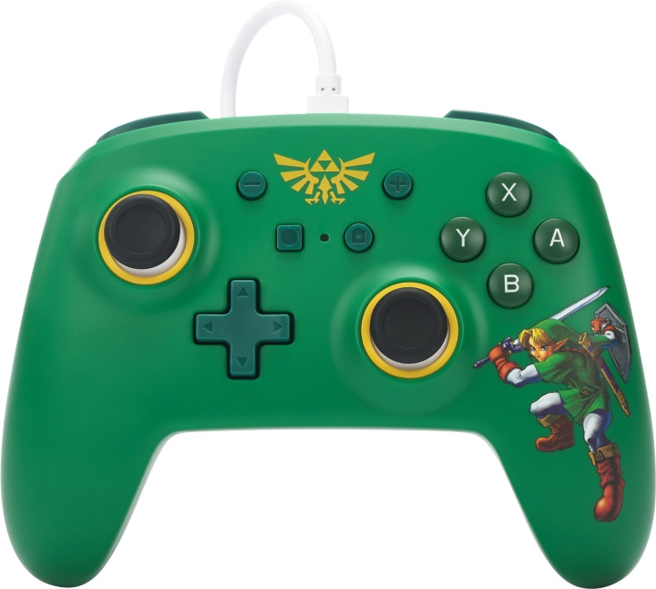 PowerA Bedrade controller, Hyrule Defender, Switch in de groep HOME ELECTRONICS / Spelconsoles en accessoires / Nintendo Switch / Accessoires bij TP E-commerce Nordic AB (C75386)