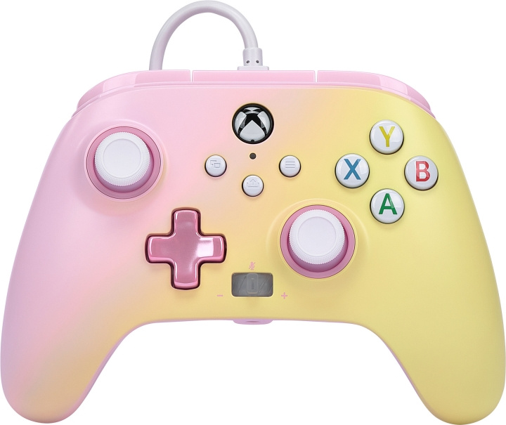 PowerA Verbeterde bedrade controller, roze limonade, Xbox in de groep HOME ELECTRONICS / Spelconsoles en accessoires / Xbox Series X bij TP E-commerce Nordic AB (C75394)