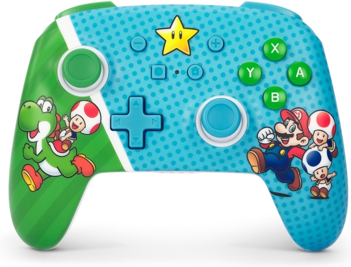 PowerA Verbeterde draadloze controller, Super Star Friends, Switch in de groep HOME ELECTRONICS / Spelconsoles en accessoires / Nintendo Switch / Accessoires bij TP E-commerce Nordic AB (C75422)