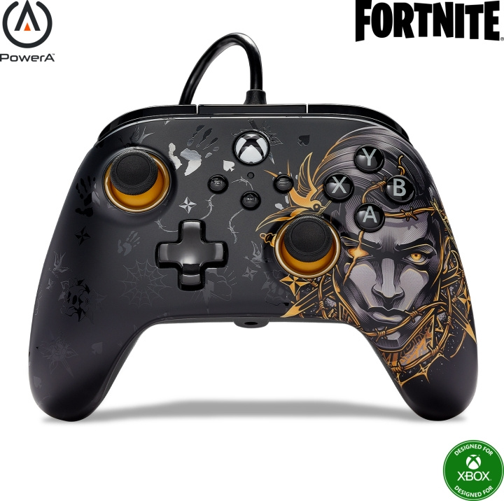 PowerA Advantage Wired Controller bedrade gamecontroller, Midas, Xbox / PC in de groep HOME ELECTRONICS / Spelconsoles en accessoires / Xbox Series X bij TP E-commerce Nordic AB (C75426)