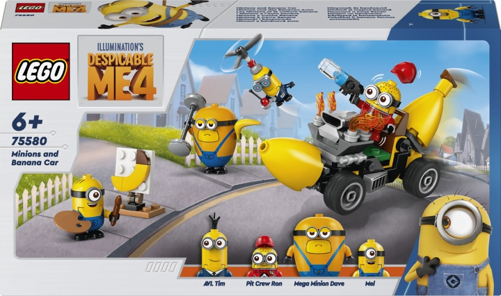 LEGO Minions 75580 - Minions en bananenauto in de groep SPEELGOED, KINDER- & BABYPRODUCTEN / Speelgoed / Bouwspeelgoed / Lego bij TP E-commerce Nordic AB (C75429)