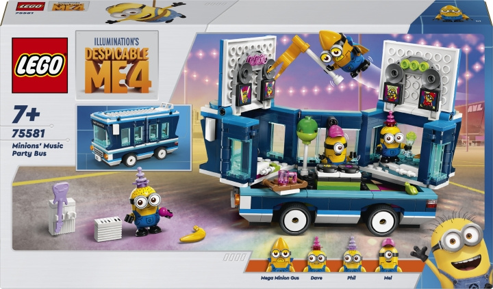 LEGO Minions 75581 - Kätyria\'s muziekfestivalbus in de groep SPEELGOED, KINDER- & BABYPRODUCTEN / Speelgoed / Bouwspeelgoed / Lego bij TP E-commerce Nordic AB (C75430)