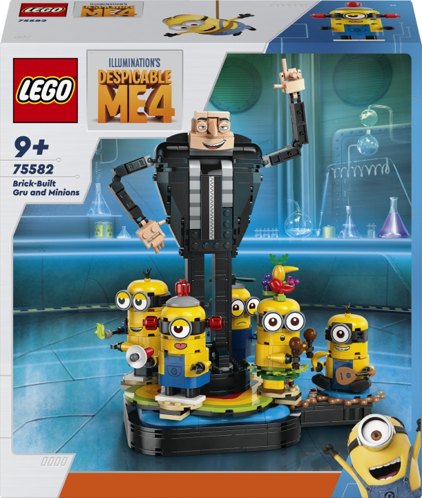 LEGO Minions 75582 - Gru en minions bouwbaar met blokken in de groep SPEELGOED, KINDER- & BABYPRODUCTEN / Speelgoed / Bouwspeelgoed / Lego bij TP E-commerce Nordic AB (C75431)