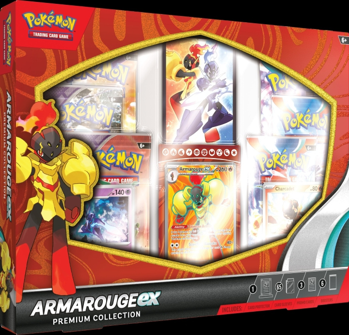 POKEMON Armarouge ex Premium Collectie verzamelset in de groep SPEELGOED, KINDER- & BABYPRODUCTEN / Spelletje / Kaartspel bij TP E-commerce Nordic AB (C75436)