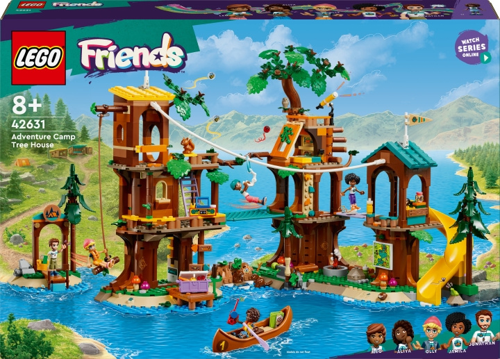 LEGO Friends 42631 - Avonturenkamp boomhut in de groep SPEELGOED, KINDER- & BABYPRODUCTEN / Speelgoed / Bouwspeelgoed / Lego bij TP E-commerce Nordic AB (C75444)