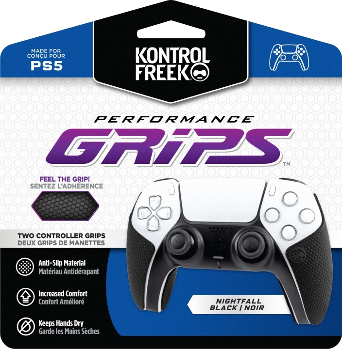 KontrolFreek Performance Grips, zwart (PS5) in de groep HOME ELECTRONICS / Spelconsoles en accessoires / Sony PlayStation 5 bij TP E-commerce Nordic AB (C75456)