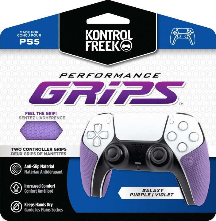 KontrolFreek Performance Grips, paars (PS5) in de groep HOME ELECTRONICS / Spelconsoles en accessoires / Sony PlayStation 5 bij TP E-commerce Nordic AB (C75458)