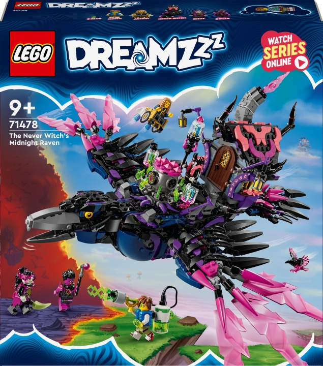 LEGO DREAMZzz 71478 - Meesterwerk Midnight Raven in de groep SPEELGOED, KINDER- & BABYPRODUCTEN / Speelgoed / Bouwspeelgoed / Lego bij TP E-commerce Nordic AB (C75466)