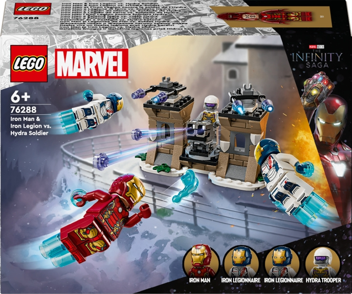 LEGO Super Heroes Marvel 76288 - Iron Man en het IJzeren Legioen vs. de Soldaat van Hydra in de groep SPEELGOED, KINDER- & BABYPRODUCTEN / Speelgoed / Bouwspeelgoed / Lego bij TP E-commerce Nordic AB (C75468)