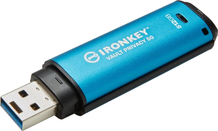 Kingston 512GB IronKey Vault Privacy 50 AES-256 Encrypted, FIPS 197 in de groep HOME ELECTRONICS / Opslagmedia / USB-geheugen bij TP E-commerce Nordic AB (C75511)