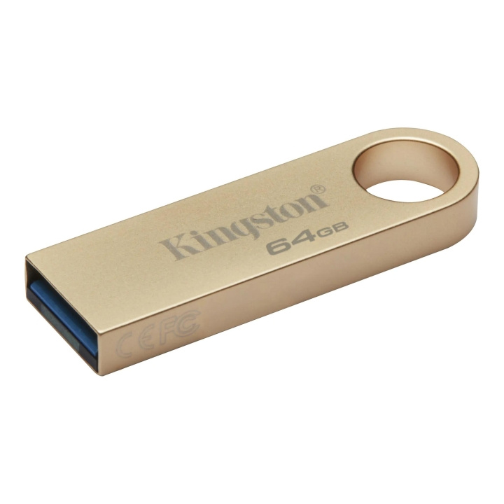 Kingston 64GB 220MB/s Metal USB 3.2 Gen 1 DataTraveler SE9 G3 in de groep HOME ELECTRONICS / Opslagmedia / USB-geheugen / USB 3.2 bij TP E-commerce Nordic AB (C75514)