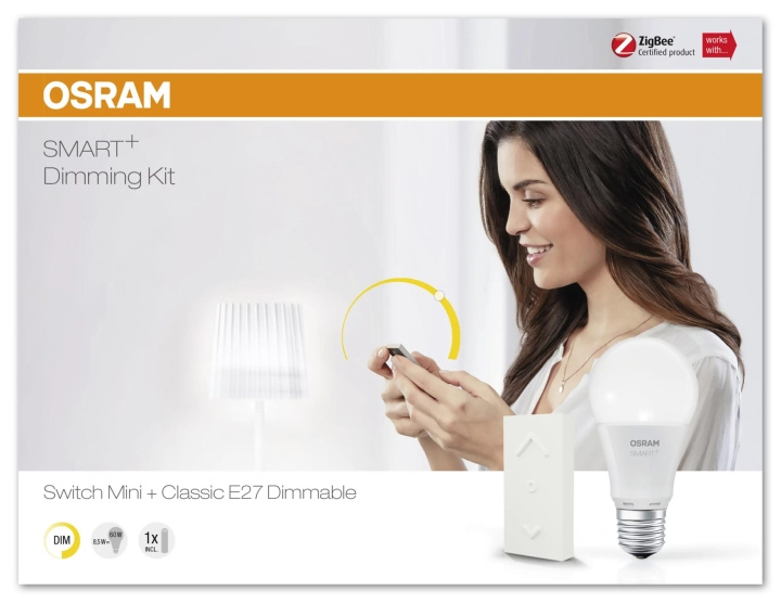 LEDVANCE SMART+ switch mini kit 60W/827 E27 ZigBee in de groep HUISHOUDEN & TUIN / Smart home bij TP E-commerce Nordic AB (C75521)