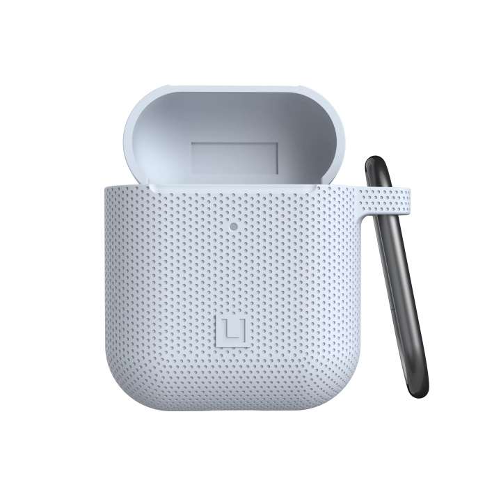 U by UAG Apple Airpods U DOT Case, Soft Blue in de groep HOME ELECTRONICS / Audio & Beeld / Koptelefoon & Accessoires / Accessoires bij TP E-commerce Nordic AB (C75547)