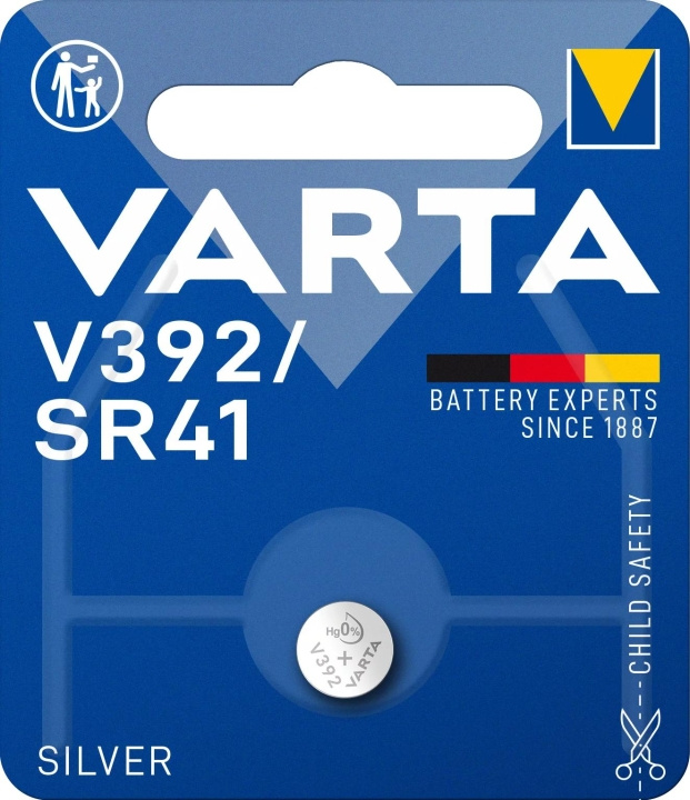 Varta V392/SR41 Silver Coin 1 Pack in de groep HOME ELECTRONICS / Batterijen & Opladers / Batterijen / Knoopcel bij TP E-commerce Nordic AB (C75571)