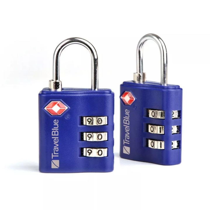 travelblue 2 x TSA 3 dial combi lock, Mixed Black,Blue or Red in de groep SPORT, VRIJE TIJD & HOBBY / Reisaccessoires / Overige bij TP E-commerce Nordic AB (C75637)