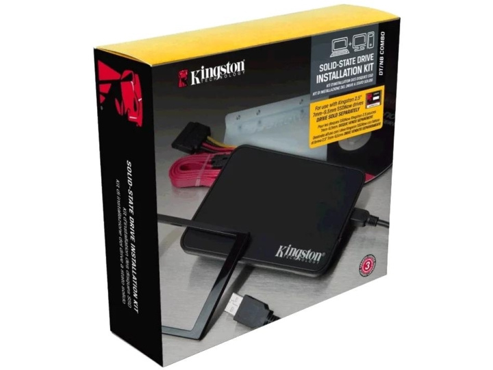 Kingston SSD Installation Kit in de groep COMPUTERS & RANDAPPARATUUR / Computeronderdelen / Harde schijven / Koeling bij TP E-commerce Nordic AB (C75656)