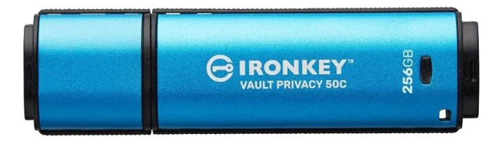 Kingston 256GB USB-C IronKey Vault Privacy 50C AES-256 Encrypted in de groep HOME ELECTRONICS / Opslagmedia / USB-geheugen / Type C bij TP E-commerce Nordic AB (C75663)