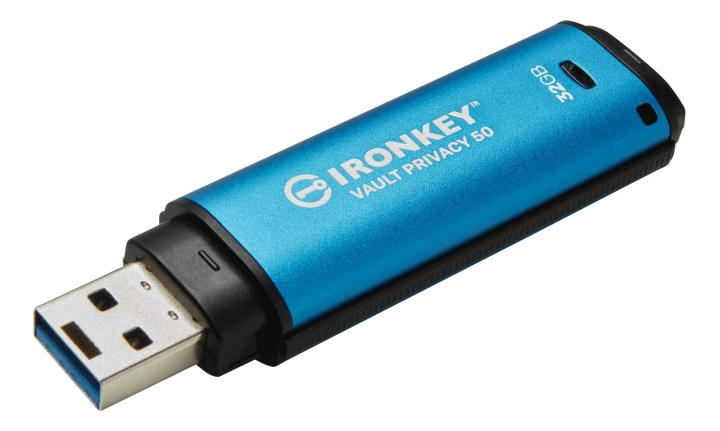 Kingston 8GB USB-C IronKey Vault Privacy 50C AES-256 Encrypted in de groep HOME ELECTRONICS / Opslagmedia / USB-geheugen / Type C bij TP E-commerce Nordic AB (C75666)