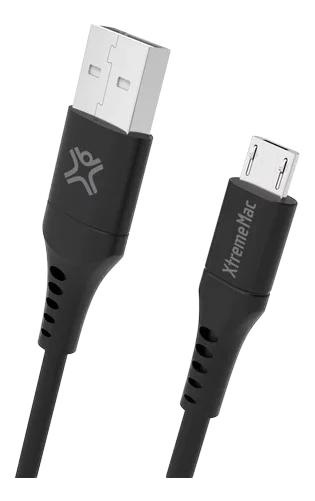 XtremeMac Flexicable micro-usb, 1,5m, black in de groep SMARTPHONE & TABLETS / Opladers & Kabels / Kabels / Kabels microUSB bij TP E-commerce Nordic AB (C75673)