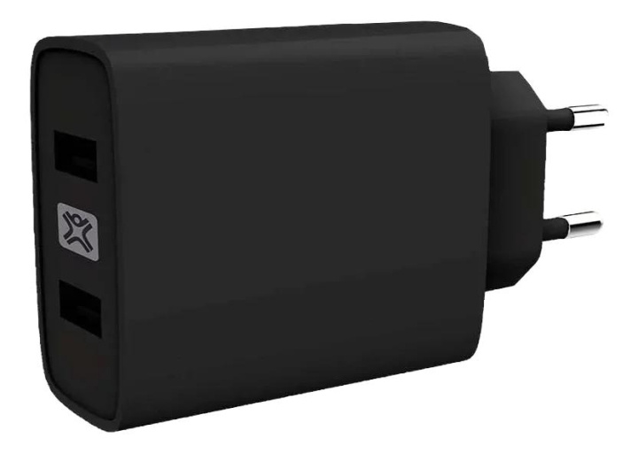 XtremeMac Quick charge 18w 2* usb-a ports wall charger in de groep SMARTPHONE & TABLETS / Opladers & Kabels / Wandoplader / Wandoplader USB bij TP E-commerce Nordic AB (C75675)