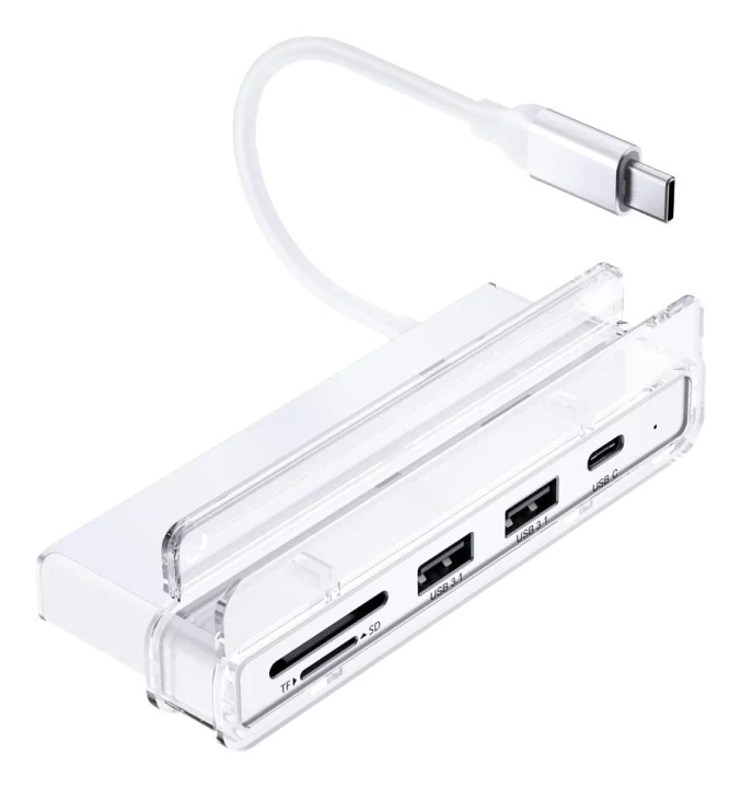 XtremeMac Hub usb-c for new imac m1, 6 ports (hdmi, sd/msd cards, 2 * in de groep COMPUTERS & RANDAPPARATUUR / Computeraccessoires / USB-hubs bij TP E-commerce Nordic AB (C75680)