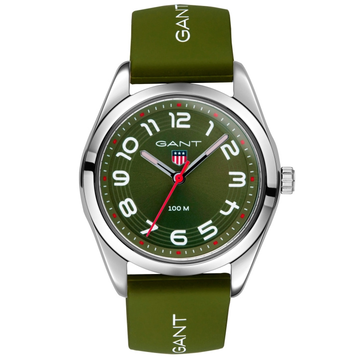 GANT Campus Olive Green Silicone in de groep SPORT, VRIJE TIJD & HOBBY / Accessoires / Klokken bij TP E-commerce Nordic AB (C75740)