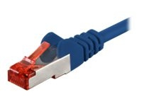 Goobay CAT 6 S/FTP CU 3m Blue in de groep COMPUTERS & RANDAPPARATUUR / Computerkabels / Netwerkkabels / Cat6 bij TP E-commerce Nordic AB (C75750)