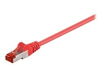 Goobay CAT 6 S/FTP CU 20m Red in de groep COMPUTERS & RANDAPPARATUUR / Computerkabels / Netwerkkabels / Cat6 bij TP E-commerce Nordic AB (C75753)