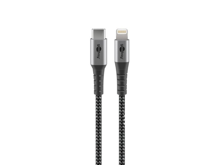 Goobay Lightning-kabel 50cm braided MFi in de groep COMPUTERS & RANDAPPARATUUR / Computerkabels / USB / USB-C bij TP E-commerce Nordic AB (C75767)